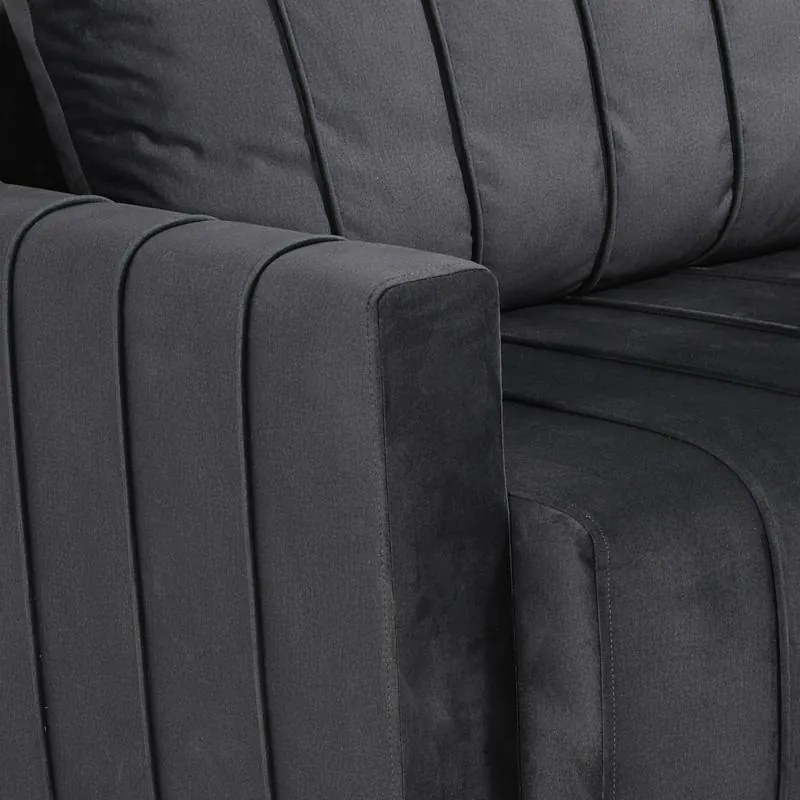 Καναπές - Κρεβάτι Comfort Fylliana Γκρί 235x104x80 εκ. 135x104x80 εκ.