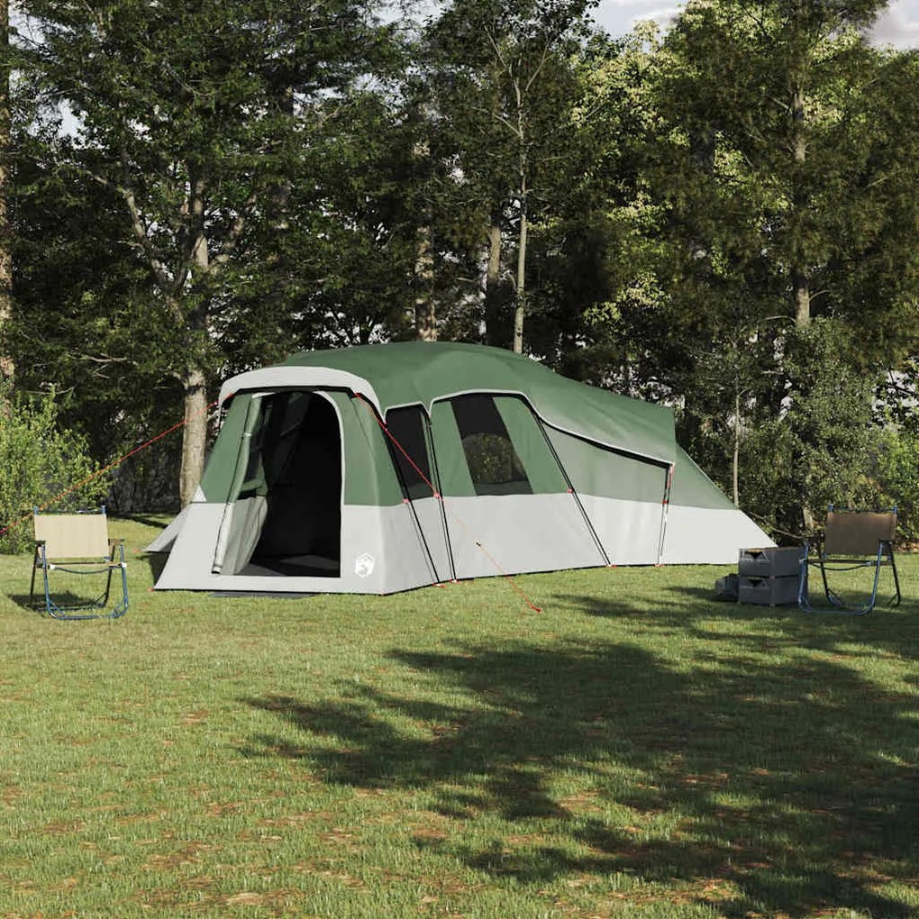 vidaXL Οικογενειακή Σκηνή Πράσινο 762 x 655 x 218 εκ Πολυεστέρας