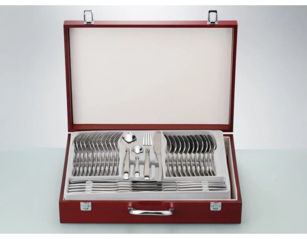 Σετ Ανοξείδωτα Μαχαιροπίρουνα Move 18/10 Σε Κουτί Δώρου - 3mm - Cryspo Trio - 72τμχ