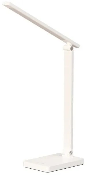 Επαναφορτιζόμενο Φωτιστικό Γραφείου LED 2,5W 3CCT Dimmer Power Bank Ole Fischer Honsel 850506 Λευκό