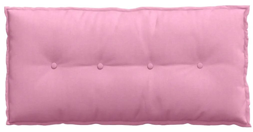 vidaXL Μαξιλάρι Πλάτης Ροζ 100 x 19 x 50 εκ ύφασμα