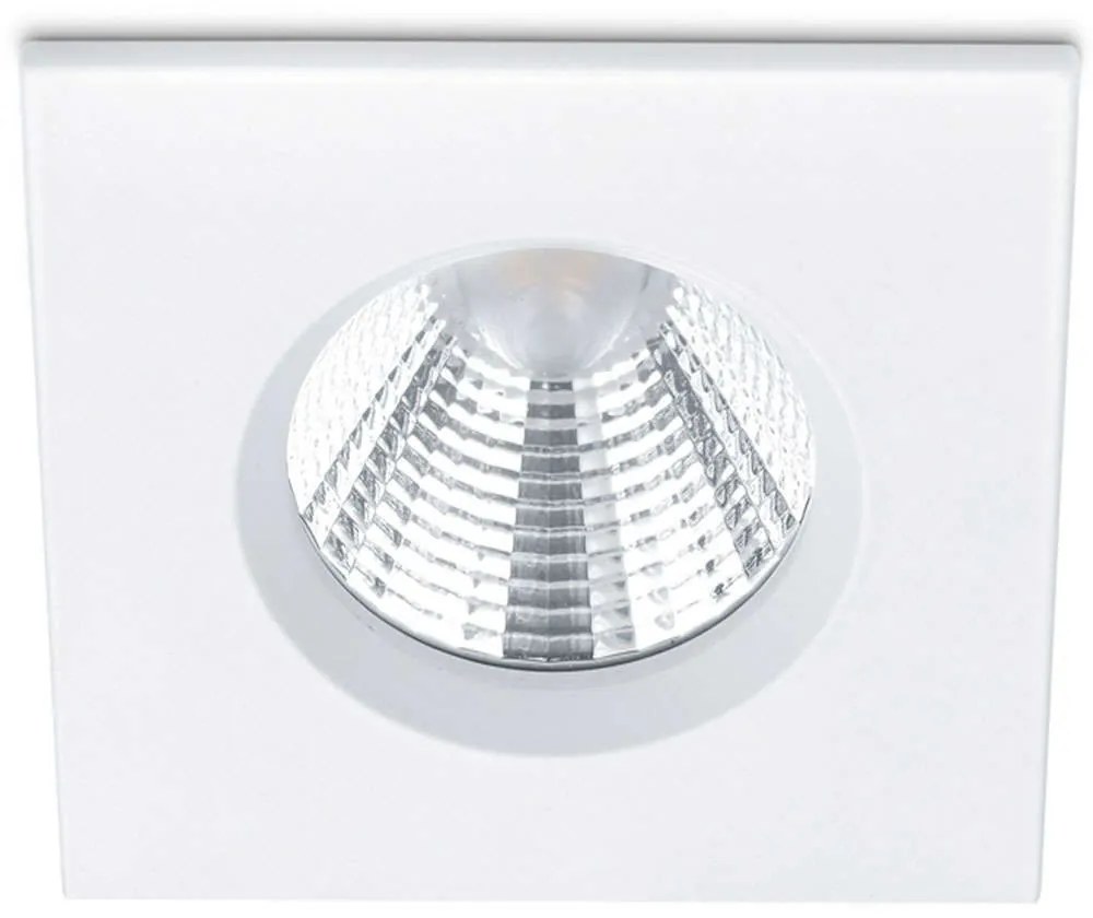Σποτ Χωνευτό Zagros 650610131 8x8x5cm Dim Led 345Lm 5,5W 3000K White Trio Lighting Square