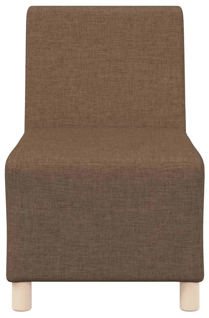 vidaXL Μοναδικός Καναπές χωρίς Χερούλια 2 pcs Καφέ 55 x 74 x 82 εκ.