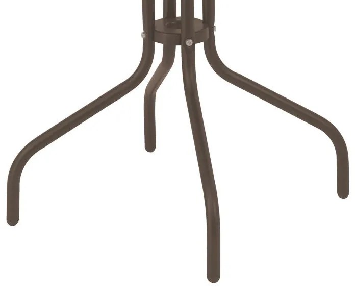 Σετ κήπου - Τραπεζαρία Vergo - Calan 3 τεμ. μέταλλο καφέ Φ60x70 εκ. 60x60x70 εκ.