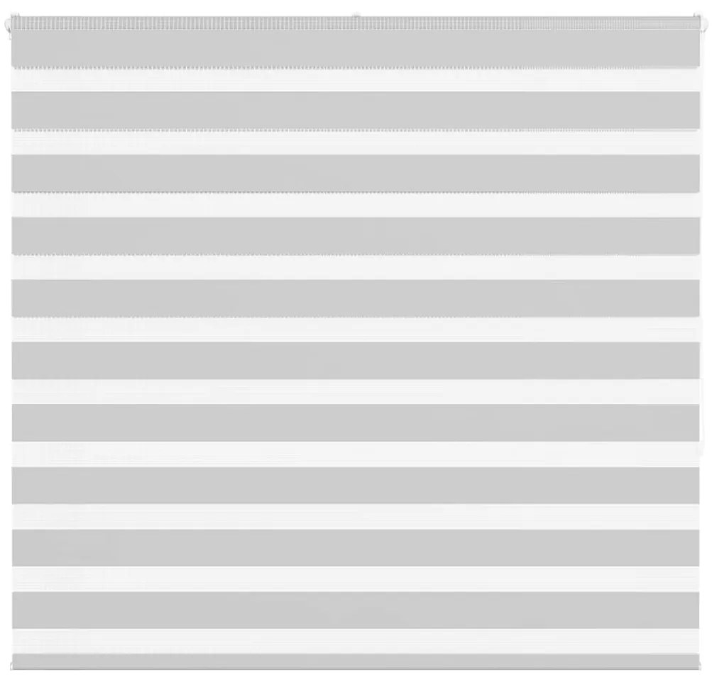 vidaXL Ζέβρα τυφλή Ανοιχτό Γκρι Πλάτος υφάσματος 155,9 εκ. Πολυεστέρας