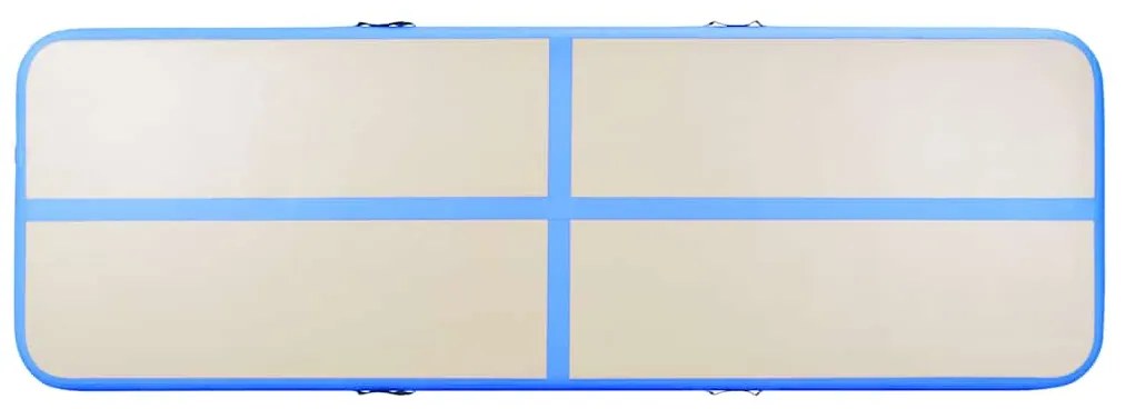 vidaXL Στρώμα Ενόργανης Φουσκωτό Μπλε 800 x 100 x 10 εκ. PVC με Τρόμπα