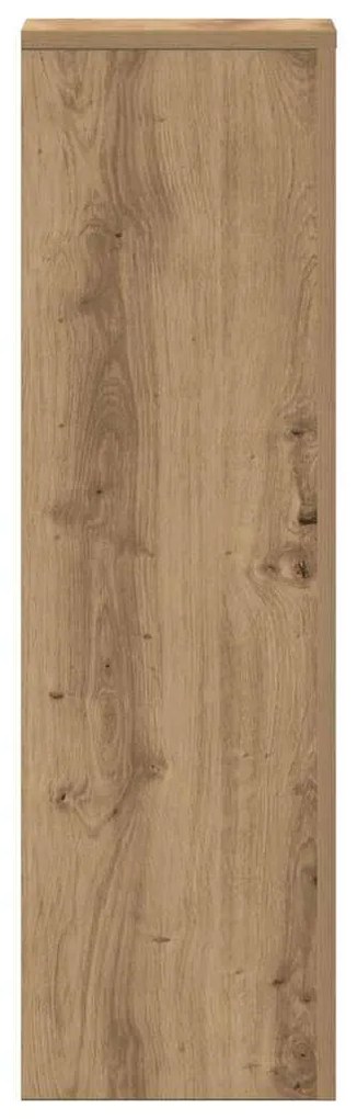 vidaXL Βάσεις Φυτών 2 τεμ. Αρτισιανή Δρυς 25x25x80 εκ. Επεξ. Ξύλο