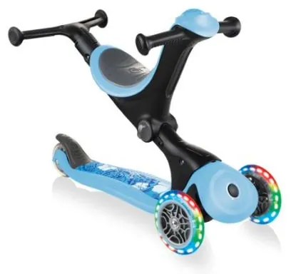 Globber Scooter Go-Up Deluxe Fantasy Lights Pastel Blue