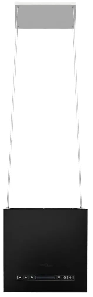 vidaXL Απορροφητήρας Νησίδα Κρεμαστός Αφής με LCD 37 εκ. Ατσάλινος
