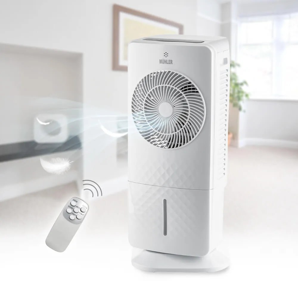Muhler MC-5055RC Air Cooler 65W με Τηλεχειριστήριο, 4lt, Λευκό