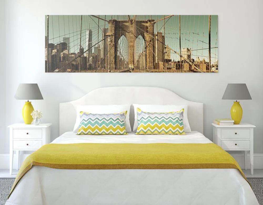 Εικόνα της γέφυρας του Μανχάταν στη Νέα Υόρκη - 150x50