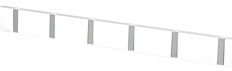 Estia 02-18405 Κρεμάστρα Τοίχου Ξύλινη 6 Θέσεων, 60x1.8x5.5cm