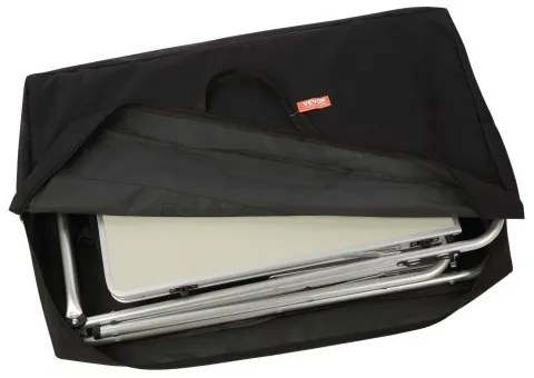 VEVOR Camping Kitchen Table Folding Portable Cook Table 1 Cupboard & Windscreen