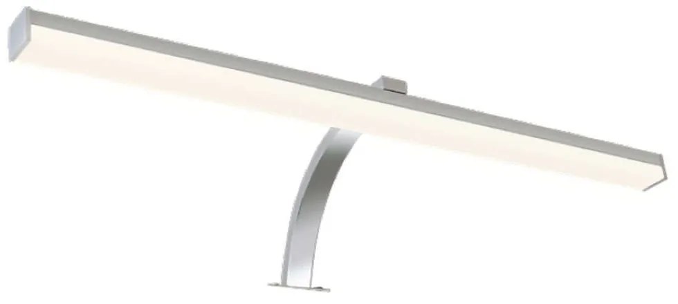 Φωτιστικό Τοίχου - Απλίκα Μπάνιου Vide PN77LEDW50CH 8W Led 50x16x9,5cm Chrome Aca Metal