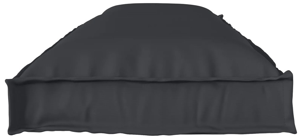 vidaXL Μαξιλάρια Παλέτας για Πάγκο 2 τεμ Μαύρο 150x40x8 εκ. Ύφασμα Oxford