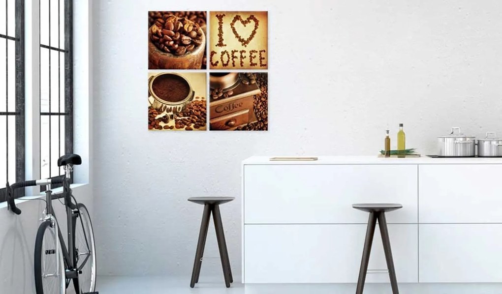 Πίνακας - Coffee - Pleasant Moments 60x60