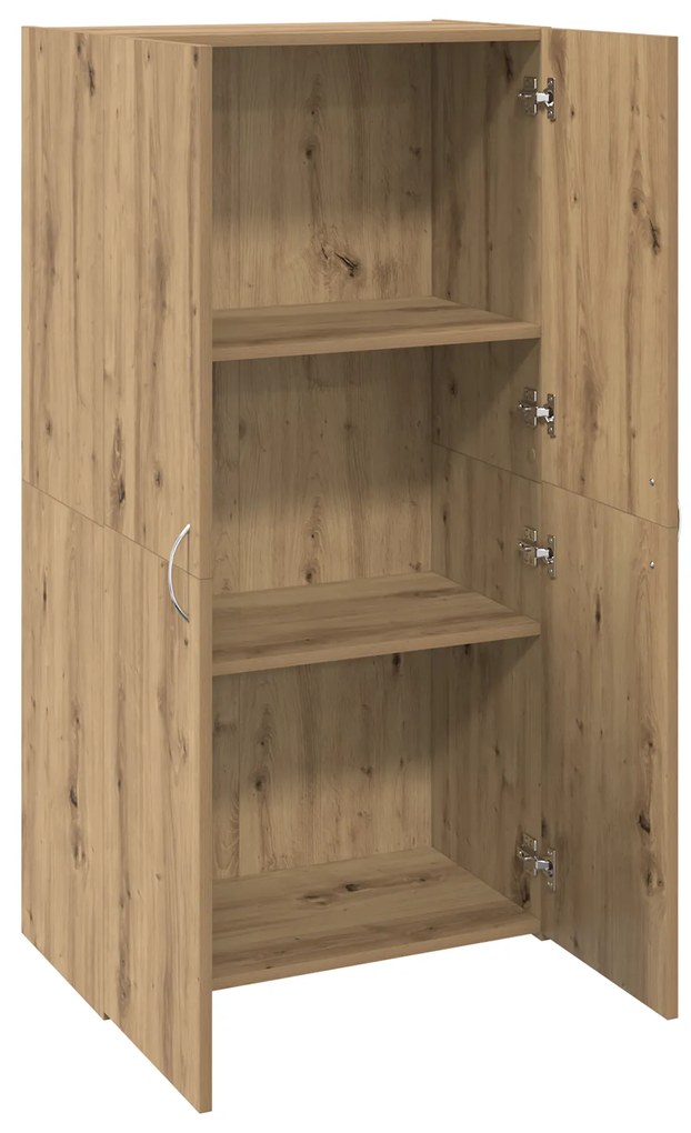 vidaXL Γραφείο Ντουλάπι με ράφι με πόρτα artisan δρυς 60 x 32 x 115 cm