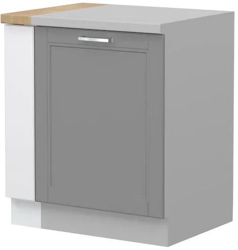 Προσαρμόσιμη επέκταση επιδαπέδιου ντουλαπιού Tahoma R-Λευκό ματ