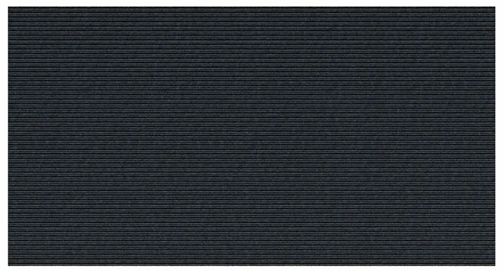 vidaXL Δερμάτινο Χαλί Ανθρακί 80 x 150 cm ύφασμα