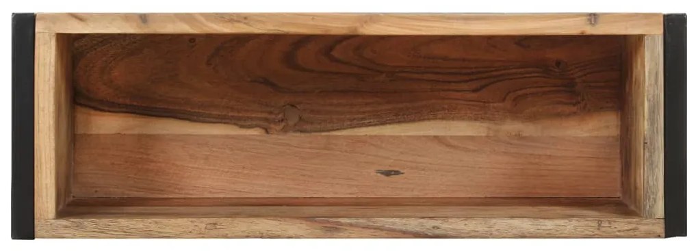 vidaXL Ζαρντινιέρα 60 x 20 x 68 εκ. από Μασίφ Ανακυκλωμένο Ξύλο