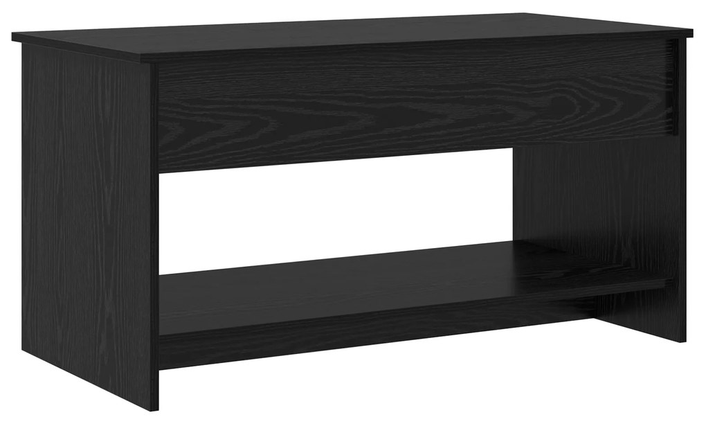 vidaXL Τραπεζάκι σαλονιού Μαύρη δρυς 102 x 50 x 52.5 cm