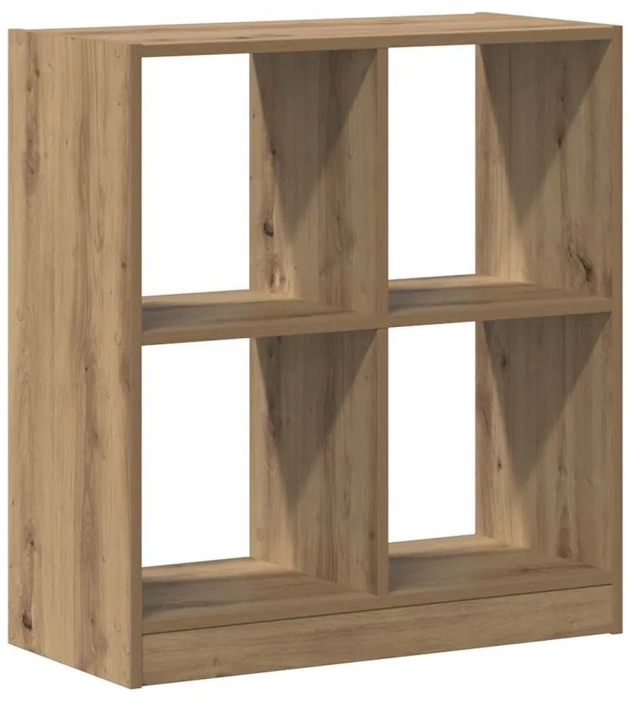 vidaXL Βιβλιοθήκη Αρτισιανή Δρυς 68,5x32x75 εκ. από Επεξεργ. Ξύλο