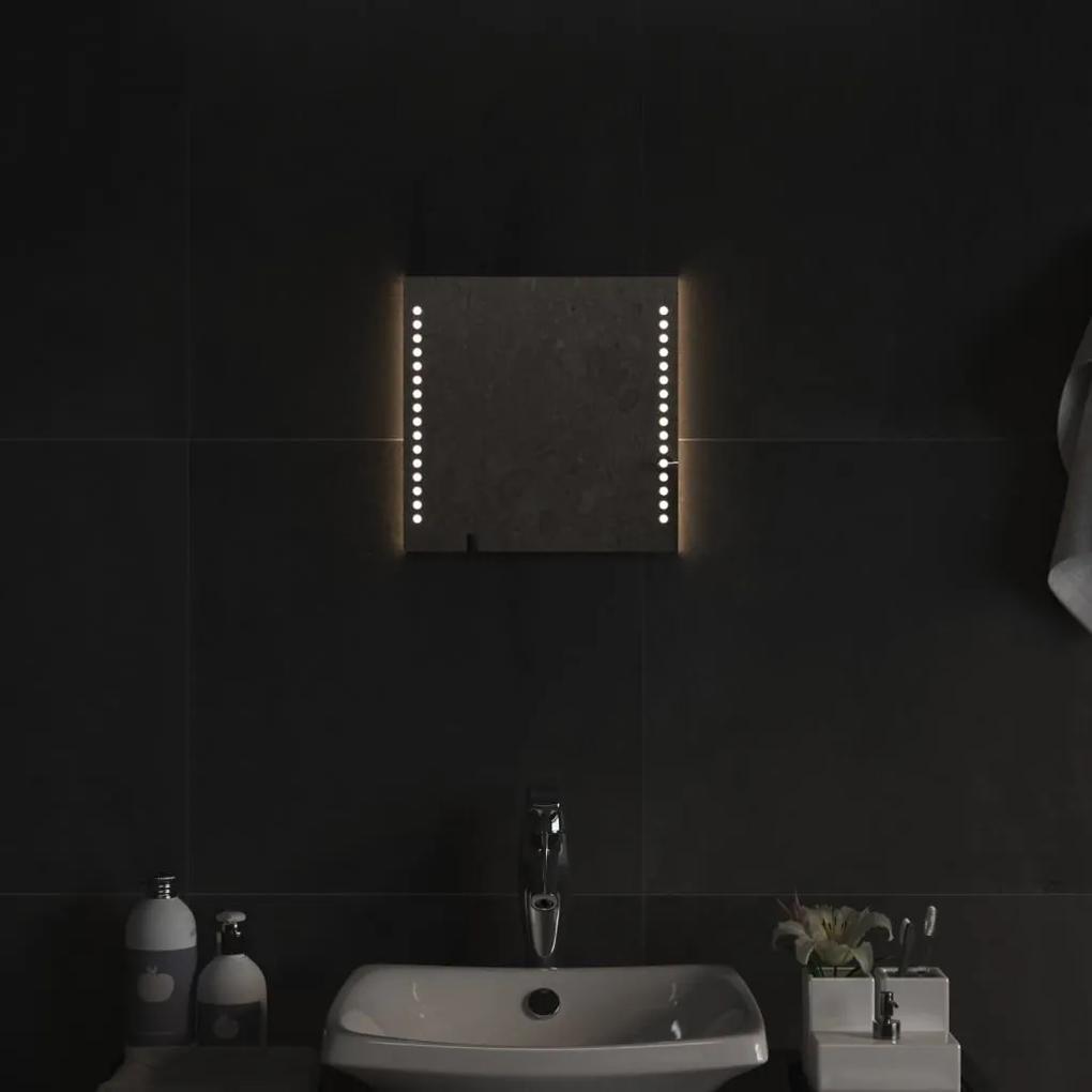 Καθρέφτης Μπάνιου με LED 30x30 εκ. - Διαφανές
