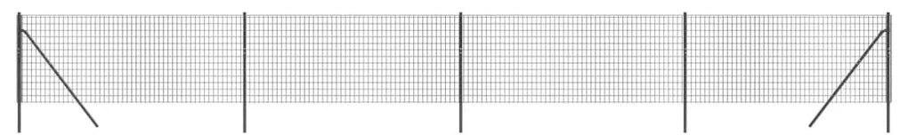 Συρματόπλεγμα Περίφραξης Ανθρακί 0,8 x 10 μ. από Γαλβαν. Ατσάλι - Ανθρακί
