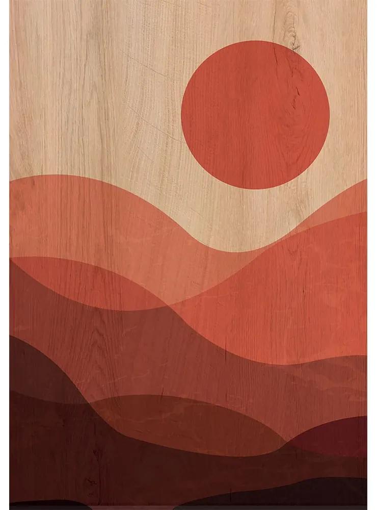 Desert Sunset πίνακας διακόσμησης ξύλου ML (21465) - MDF - 21465