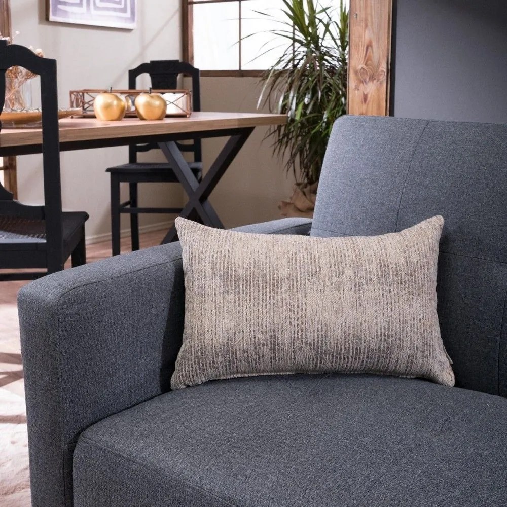 Μαξιλάρι Διακοσμητικό (Με Γέμιση) Toronto 02 Beige Teoran 30X50 Βαμβάκι-Ακρυλικό