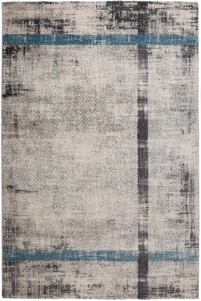Χαλί Alva 5211A 18 Cream-Blue Βιοκαρπέτ 160X230cm