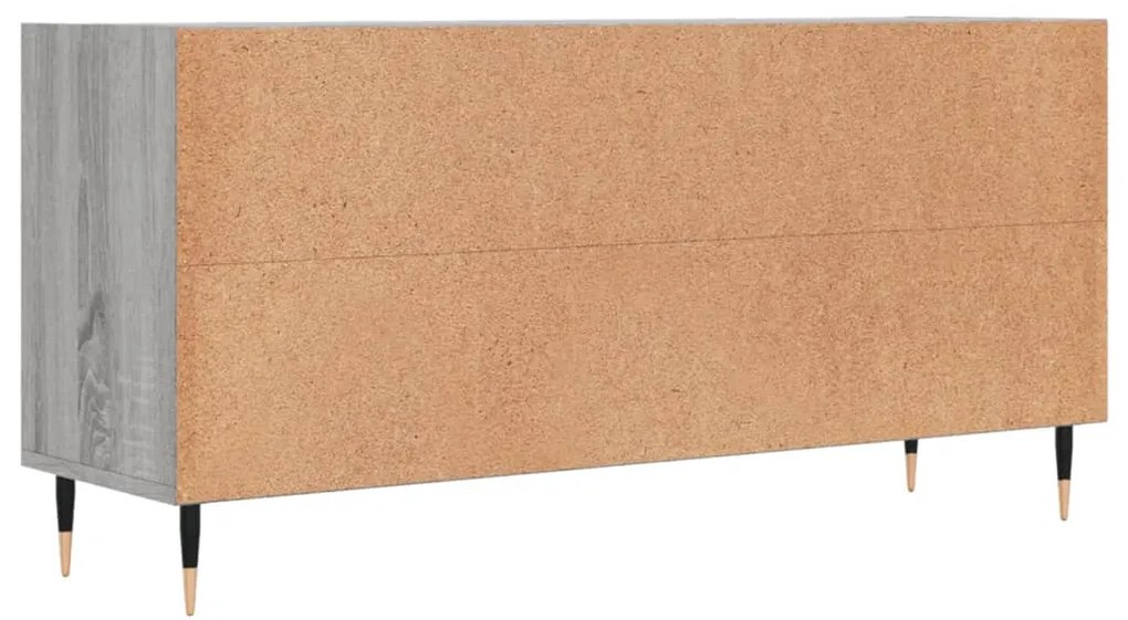 vidaXL Έπιπλο Τηλεόρασης Γκρι Sonoma 103,5x30x50 εκ Επεξεργασμένο Ξύλο