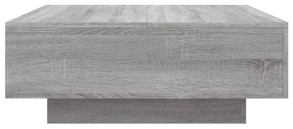 Τραπεζάκι Σαλονιού Γκρι Sonoma 80x80x31 εκ. Επεξεργασμένο Ξύλο - Γκρι