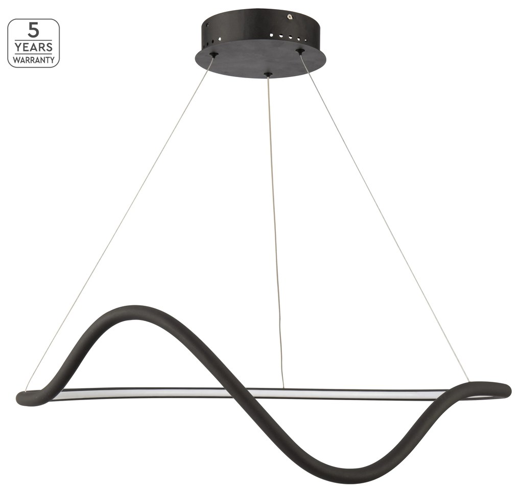 Γραμμικό Φωτιστικό SE LED 70 KRISHNA PENDANT BLACK Γ3 - 77-8166 - 21W - 50W - 77-8166