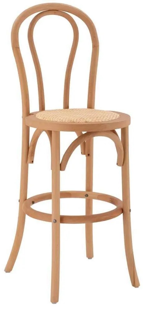 Σκαμπό Μπαρ HM8749.01 41X47X108 Natural Wood, Mat
