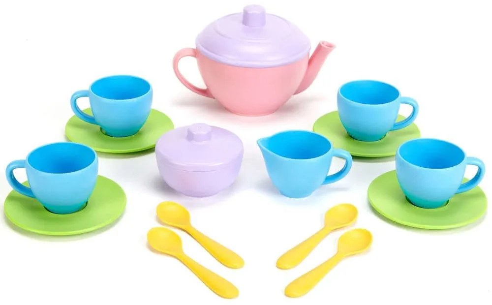 Παιχνίδια Σετ Τσαγιού TEA01R Multi Green Toys