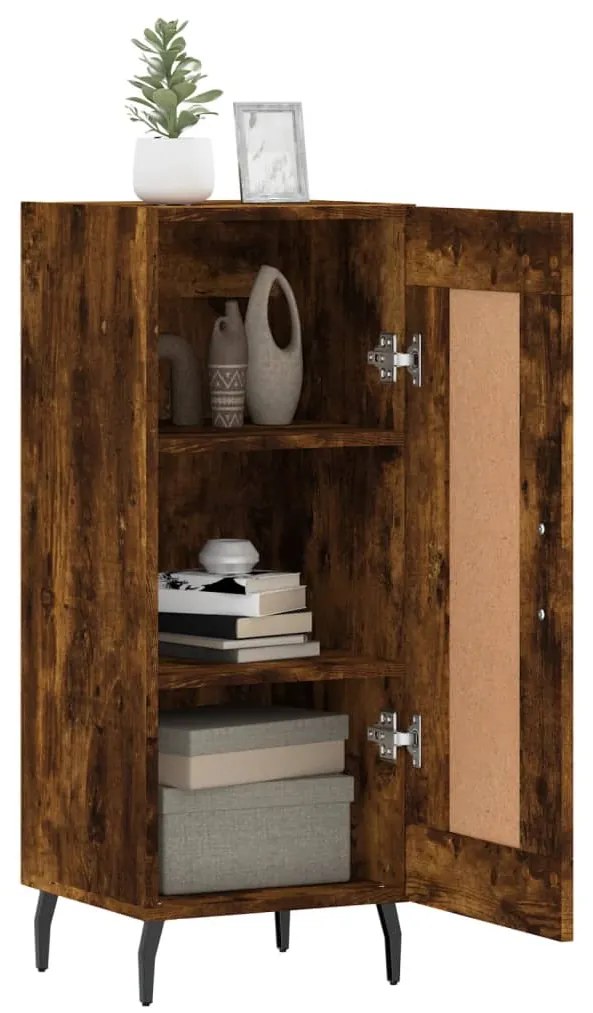 vidaXL Ντουλάπι Καπνιστή Δρυς 34,5 x 34 x 90 εκ. Επεξεργασμένο Ξύλο