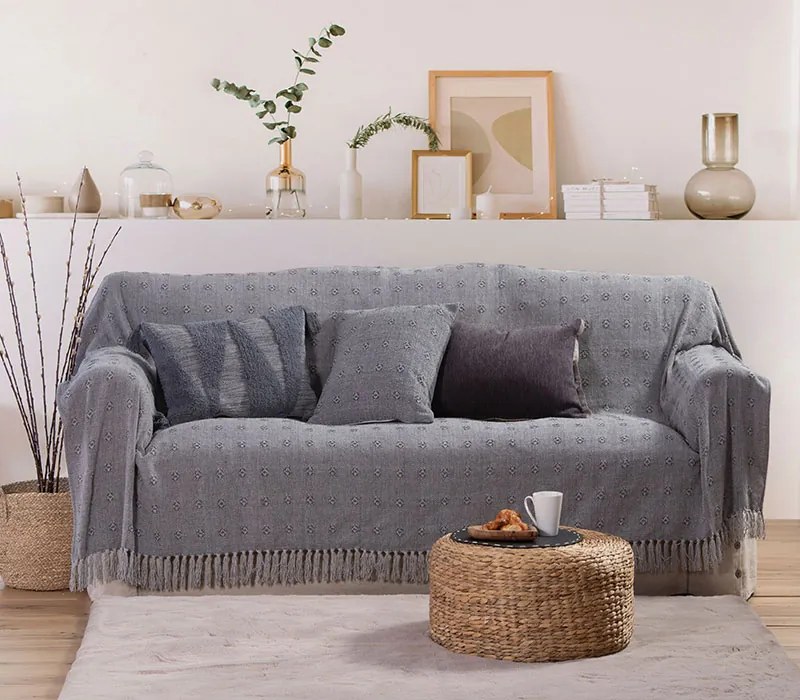 Διακοσμητικό Μαξιλάρι Devine Grey 42x42 Nef-Nef Homeware