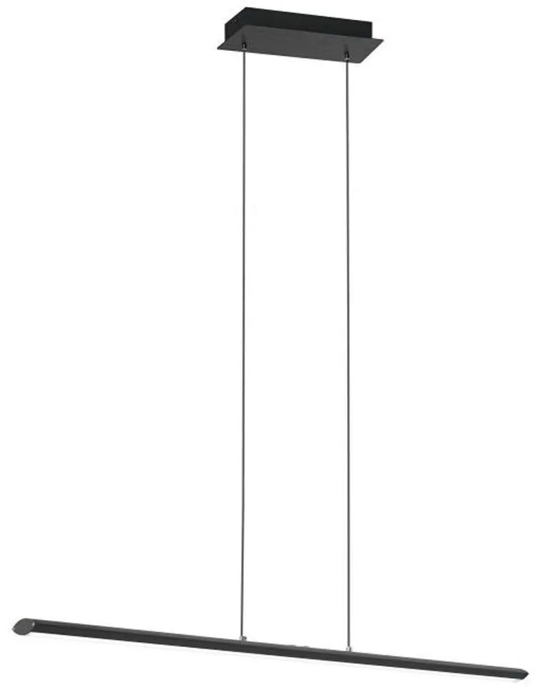 Φωτιστικό Οροφής - Ράγα 93896 Pellaro Led L-1,100cm Black Matt Eglo Metal,Aluminum