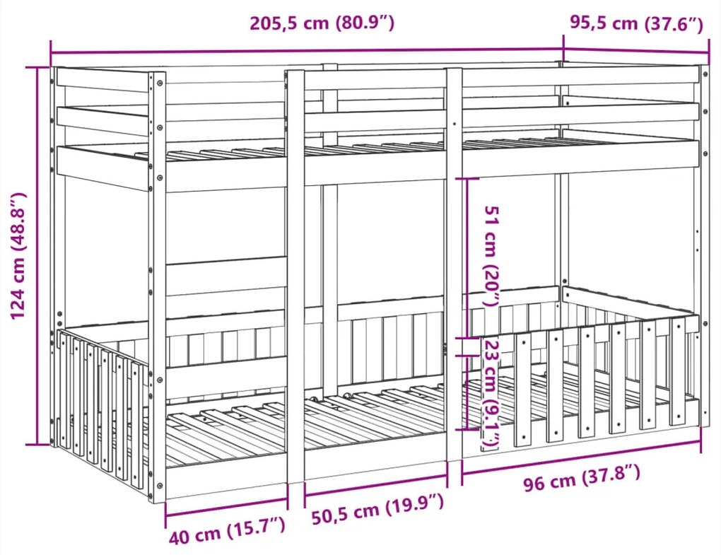 ΚΟΥΚΕΤΑ 90X200 ΕΚ. ΑΠΟ ΜΑΣΙΦ ΞΥΛΟ ΠΕΥΚΟΥ 3308589