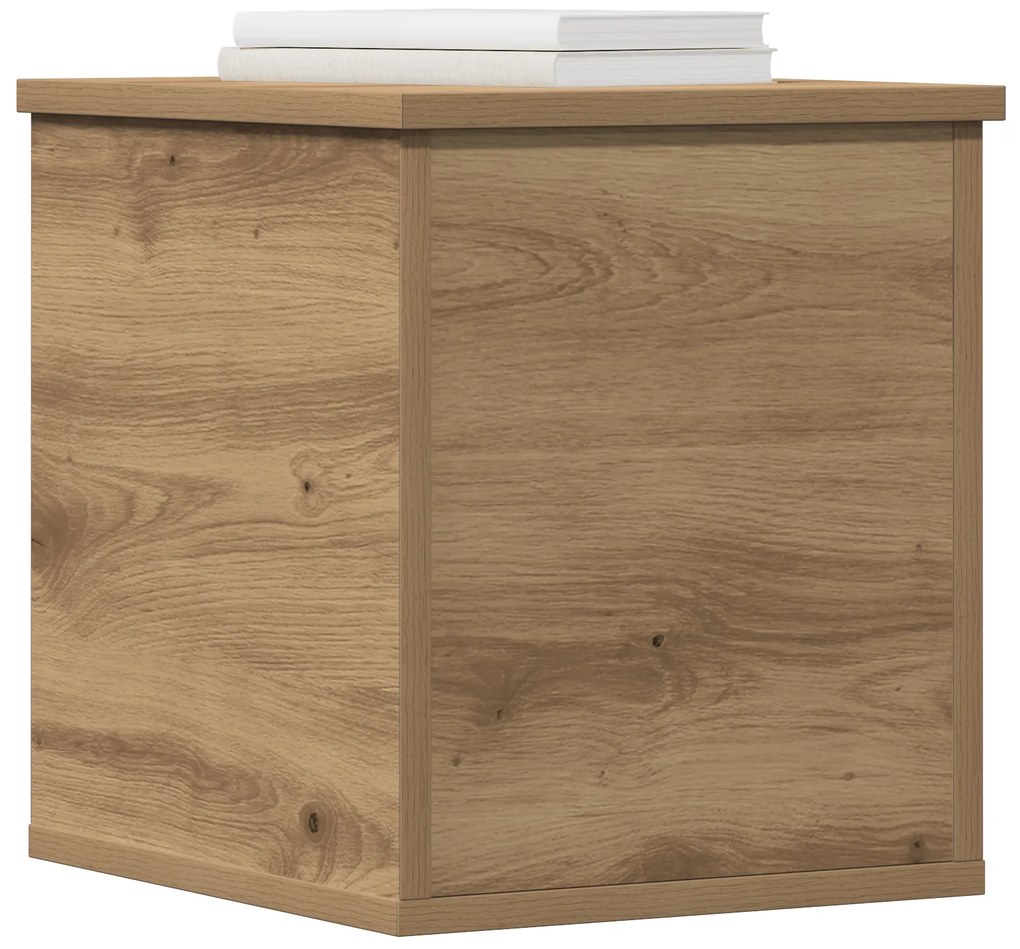 vidaXL Κουτί Αποθήκευσης Artisan Oak 30x35x35 εκ, Φτιαγμένο από Επεξεργασμένο Ξύλο