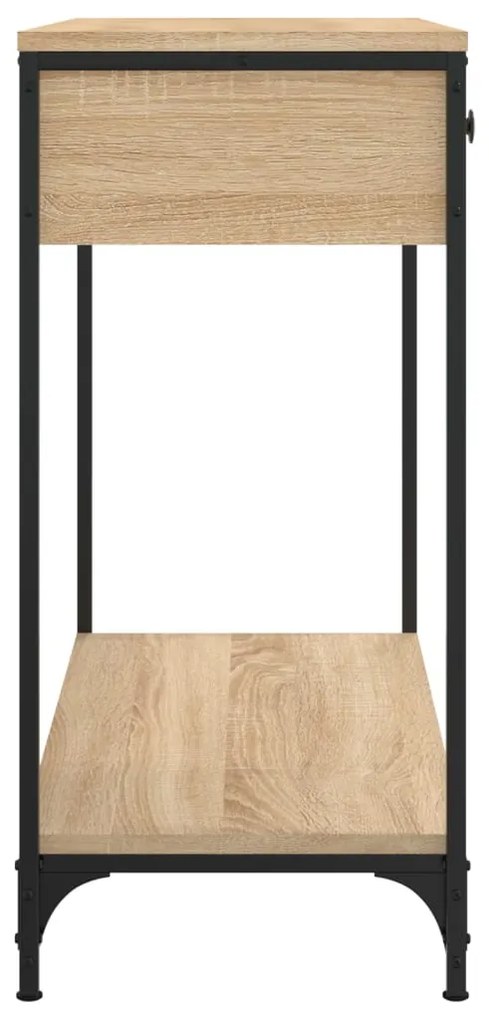 vidaXL Τραπέζι Κονσόλα Sonoma Δρυς 75x34,5x75 εκ. Επεξεργασμένο Ξύλο