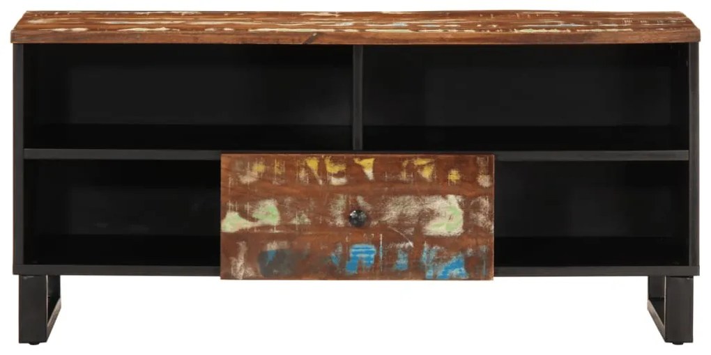 vidaXL Έπιπλο Τηλεόρασης 100x33x46εκ. Μασίφ Ανακυκλ. Ξύλο &amp; Επεξ. Ξύλο
