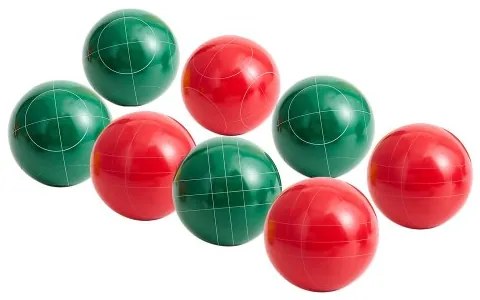 VEVOR Bocce Ball Set Bocce Ball Game Set 107 mm 8 Resin Balls 2 Colors for Beach