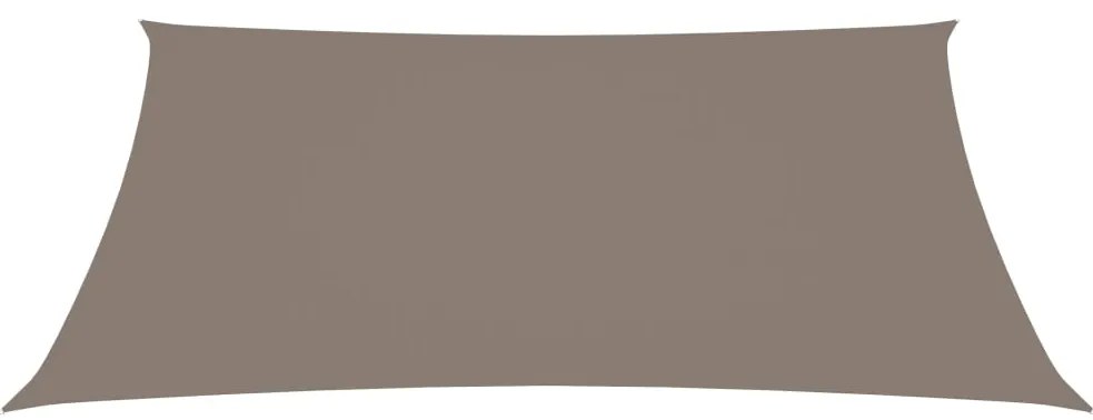 vidaXL Πανί Σκίασης Ορθογώνιο Taupe 6 x 8 μ. από Ύφασμα Oxford
