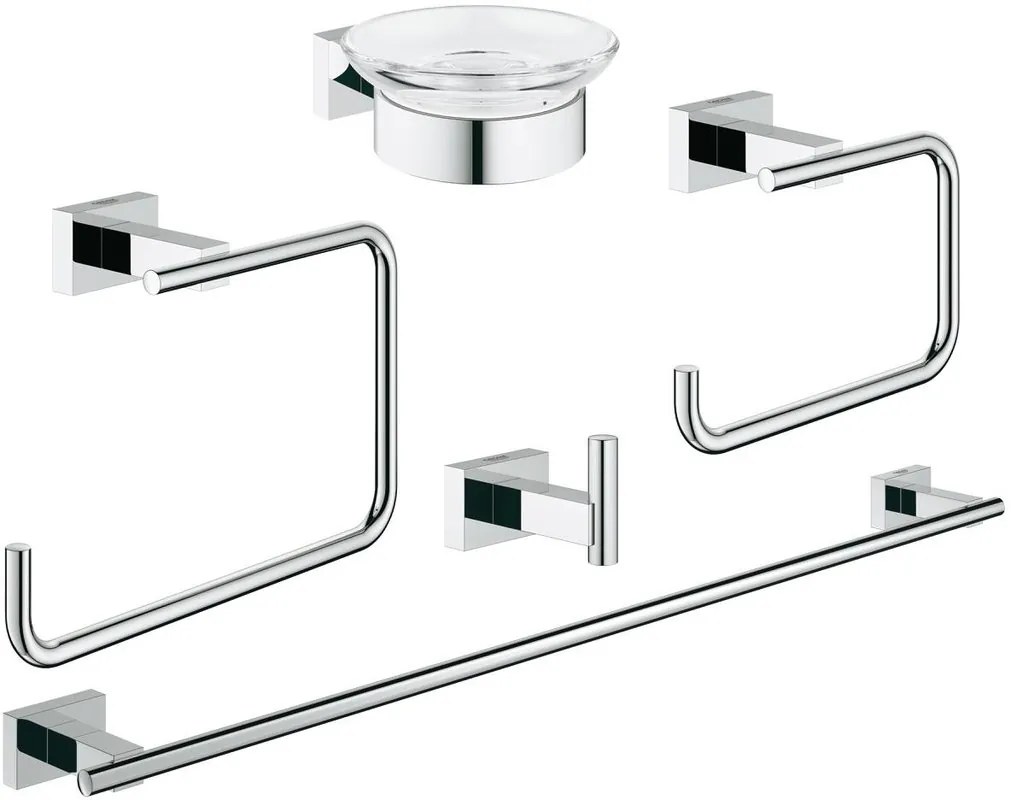 Σετ αξεσουάρ Grohe New Cube