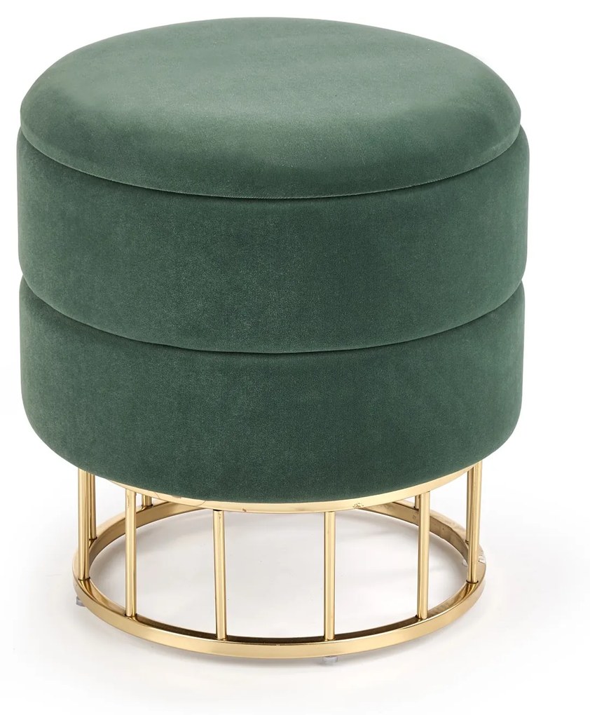 MINTY stool, color: dark green DIOMMI V-CH-MINTY-PUFA-C.ZIELONY