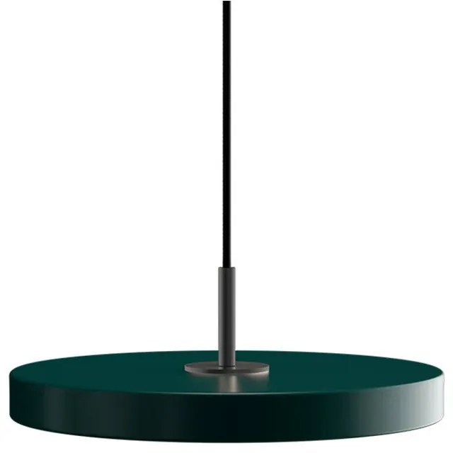 Φωτιστικό Οροφής Asteria Mini Black 2208C4175 Φ31x3.3cm Led 900lm 14W 3000k Forest Green Umage