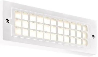 Απλίκα Φωτιστικό Τοίχου LED 6W 3CCT IP65 Πλέγμα Senario Pro Eurolamp-145-52116-Λευκό 145-52116