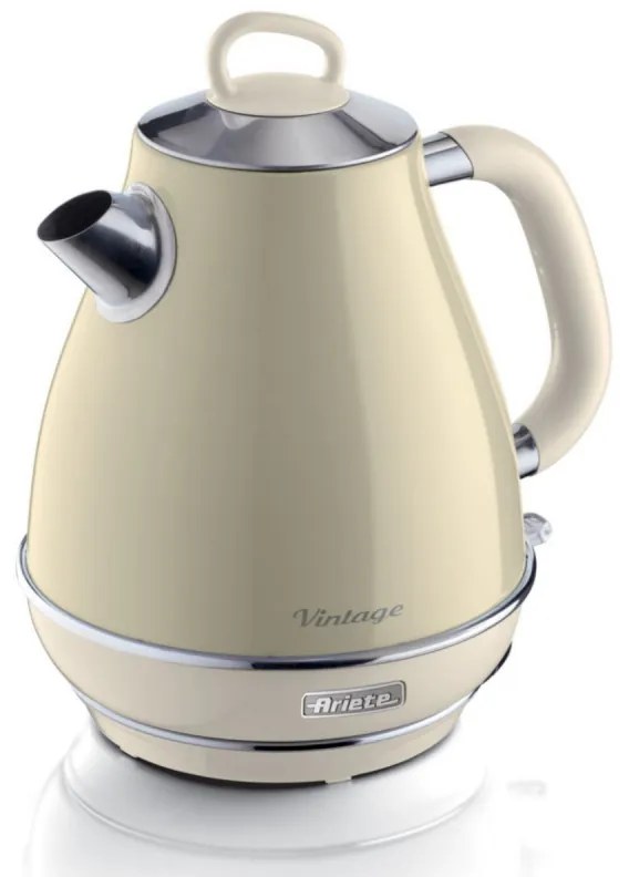 Ηλεκτρικός βραστήρας VINTAGE 2869/03, 2000W, 1.7 l, αφαιρούμενο φίλτρο, παράθυρο νερού, βάση 360C χωρίς καλώδιο, Μπεζ